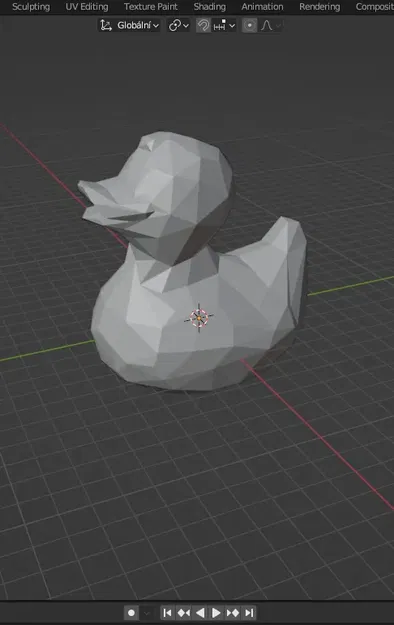 Vịt cao su low poly dễ thương - Image 1