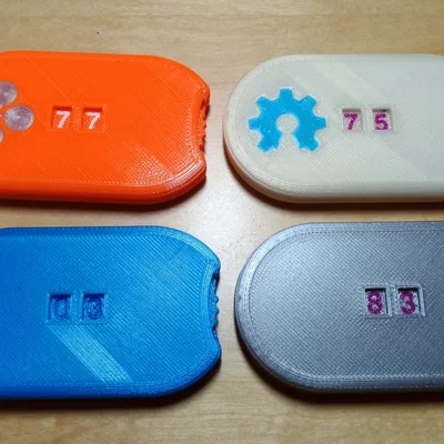 Bảng đếm nhiều màu sắc với chức năng tự cuộn