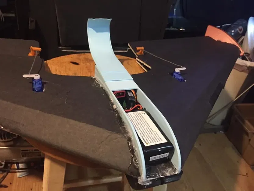 Bộ phận nguồn FT Mini Arrow với đế bụng và giá đỡ động cơ - Image 2