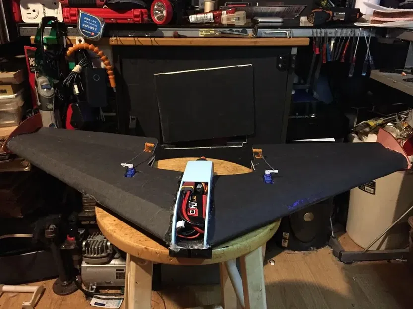 Bộ phận nguồn FT Mini Arrow với đế bụng và giá đỡ động cơ - Image 5