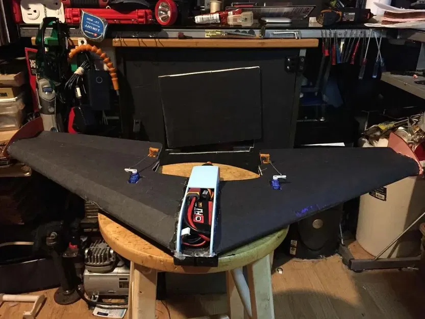 Bộ phận nguồn FT Mini Arrow với đế bụng và giá đỡ động cơ - Image 6