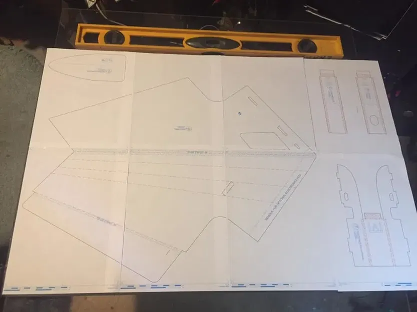 Bộ phận nguồn FT Mini Arrow với đế bụng và giá đỡ động cơ - Image 9