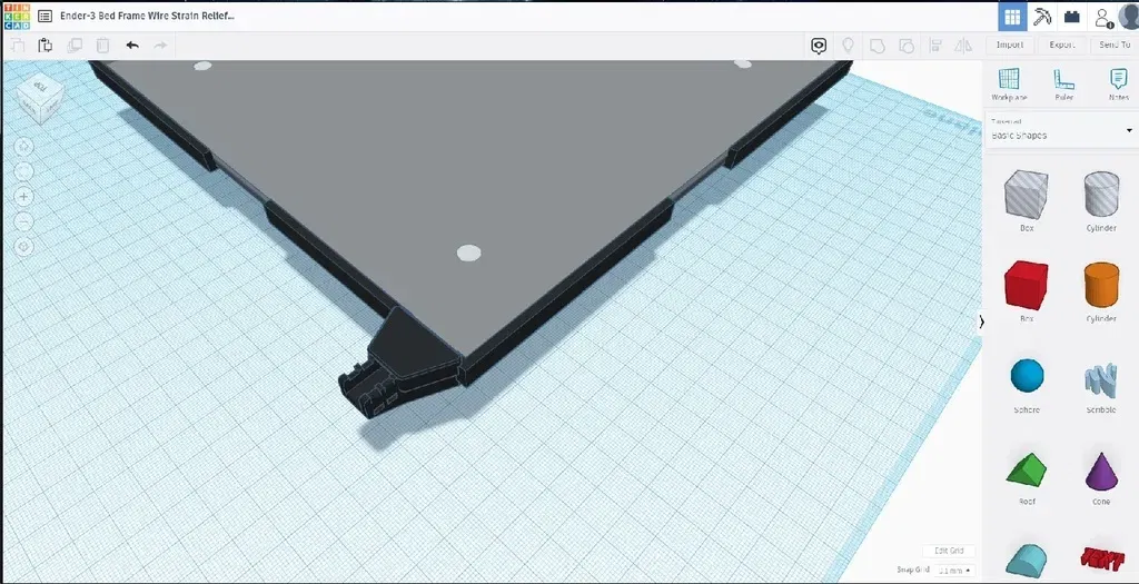 Khung giường Ender-3 cho kính với dây dẫn và hướng dẫn lò xo - Image 1