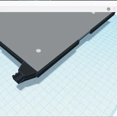 Khung giường Ender-3 cho kính với dây dẫn và hướng dẫn lò xo