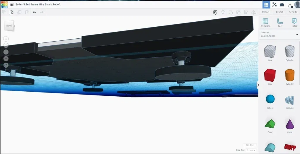 Khung giường Ender-3 cho kính với dây dẫn và hướng dẫn lò xo - Image 4