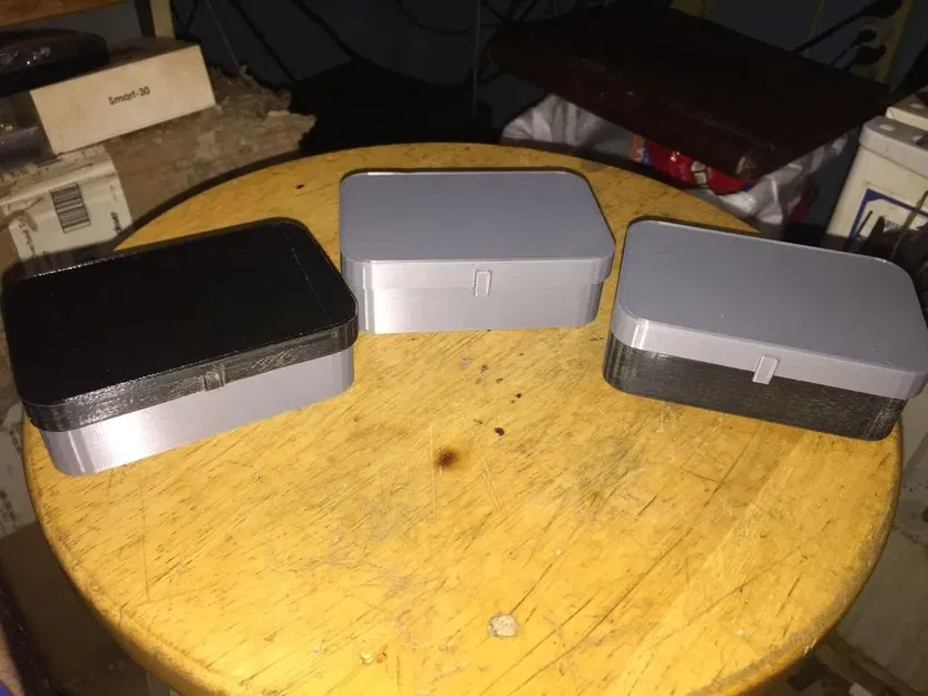 Hộp đựng kích thước Altoids với bản lề và chốt nhỏ - Image 3