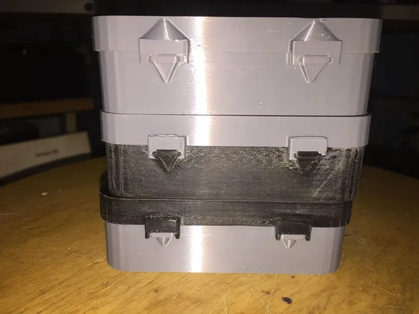 Hộp đựng kích thước Altoids với bản lề và chốt nhỏ - Image 4