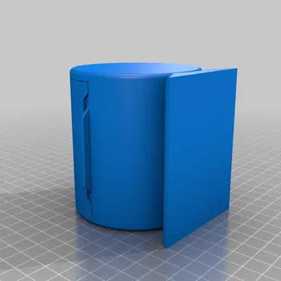 Thùng đồ ăn nhẹ cuốn nắp tiện lợi để bàn