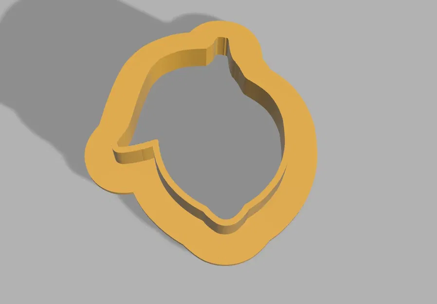 Dụng cụ cắt bánh quy hình chanh 2" có lá - Image 1