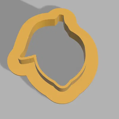 Dụng cụ cắt bánh quy hình chanh 2" có lá