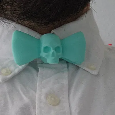 Nơ cổ hình sọ cho áo sơ mi