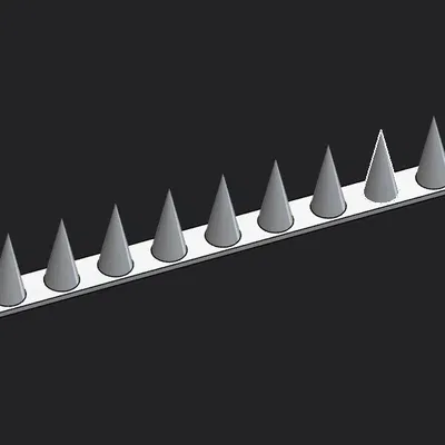 Cọc chống chim bồ câu bảo vệ tòa nhà