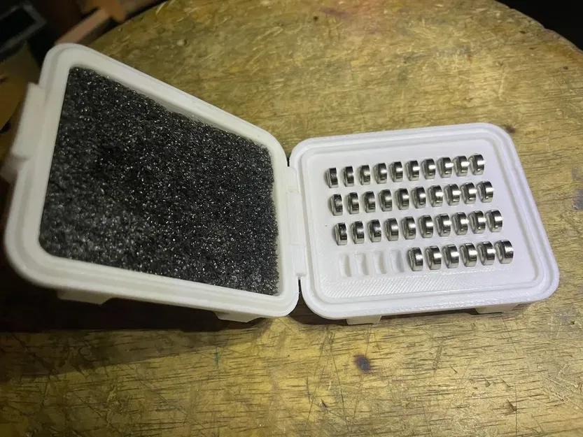 Hộp giữ pin LR41 chắc chắn cho 40 viên - Image 3