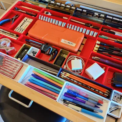 Thùng và bệ không cạnh cho hệ thống Gridfinity