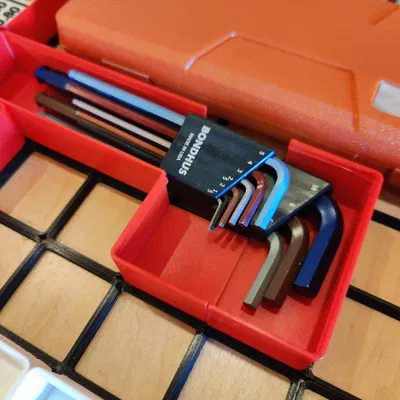 Thùng và bệ không cạnh cho hệ thống Gridfinity