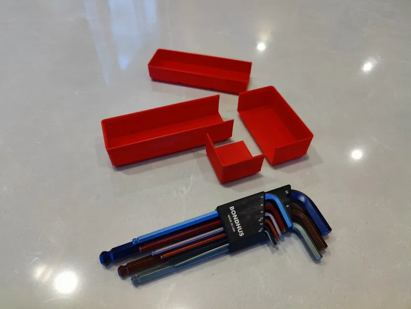 Thùng và bệ không cạnh cho hệ thống Gridfinity - Image 3