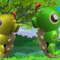 Mô hình Pokemon Caterpie phong cách Fusion 360 - Thumbnail 1
