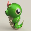 Mô hình Pokemon Caterpie phong cách Fusion 360 - Thumbnail 5
