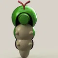 Mô hình Pokemon Caterpie phong cách Fusion 360 - Thumbnail 6