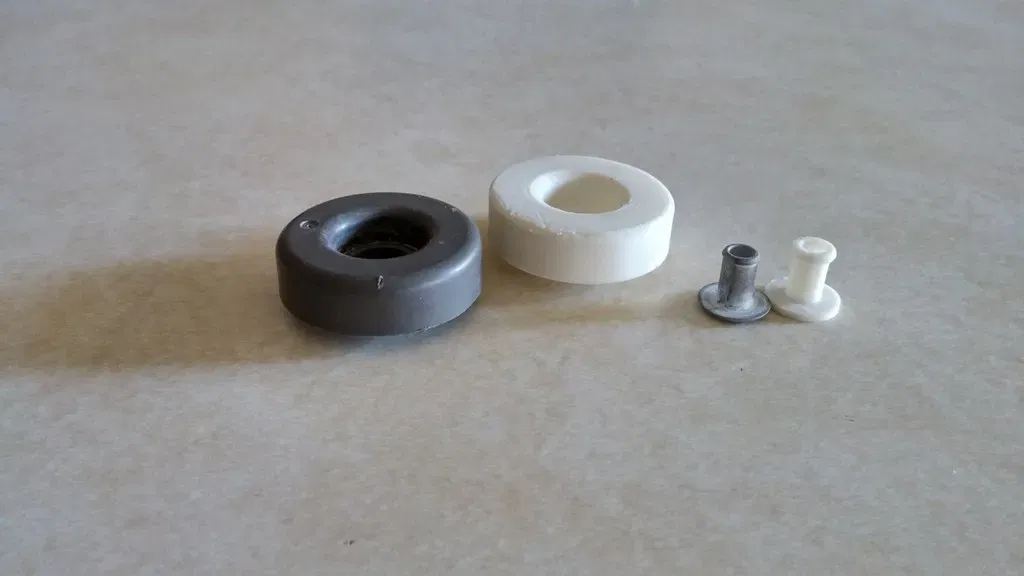 Bánh xe và chốt khóa cho khay dưới máy rửa chén Maytag - Image 1