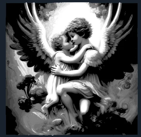 Cốc tình yêu Cupido 2 từ HueForge - Image 1