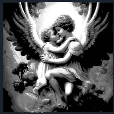Cốc tình yêu Cupido 2 từ HueForge