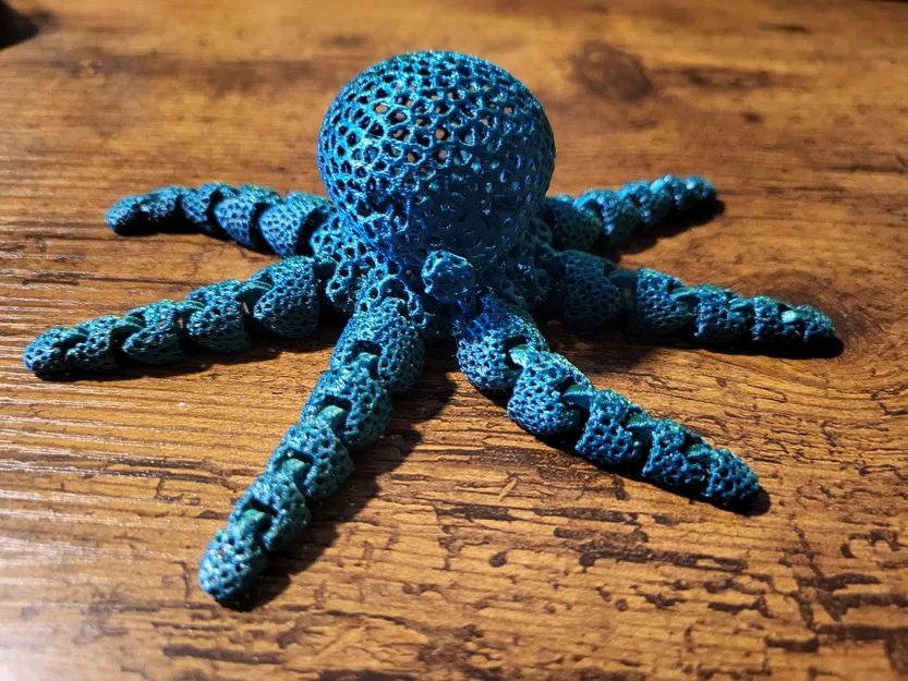 Bạch tuộc mini dễ thương với thiết kế Voronoi linh hoạt - Image 1