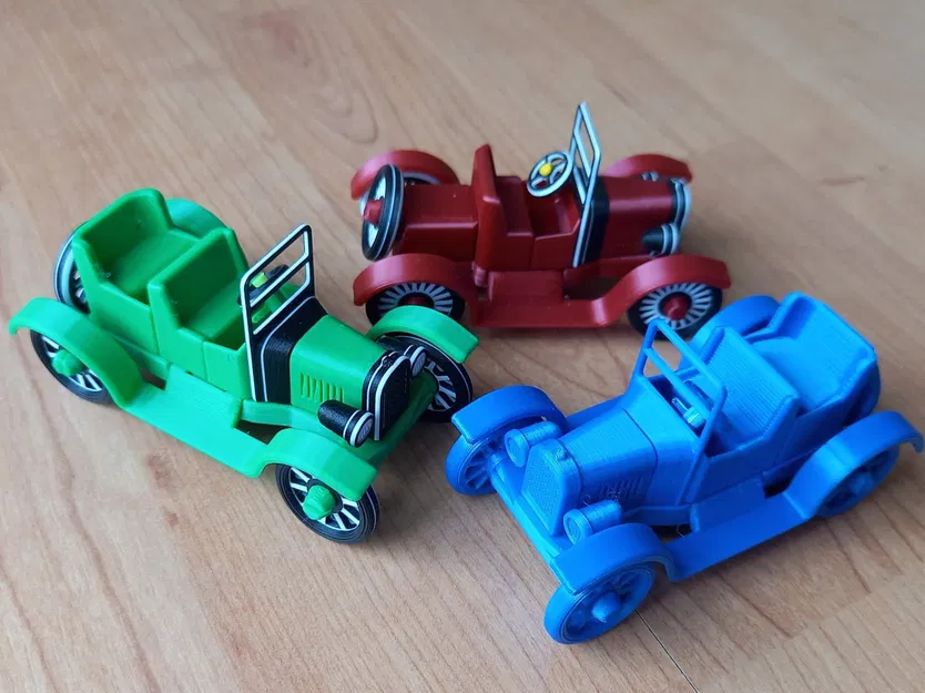 Mô hình ô tô Ford T v2 bằng vật liệu PLA - Image 2