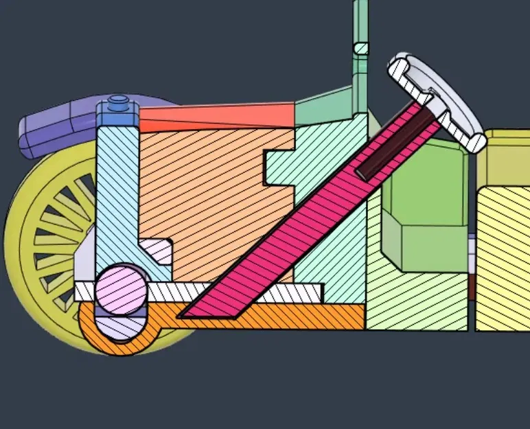 Mô hình ô tô Ford T v2 bằng vật liệu PLA - Image 3