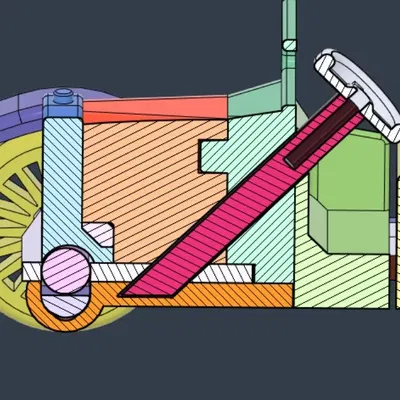 Mô hình ô tô Ford T v2 bằng vật liệu PLA