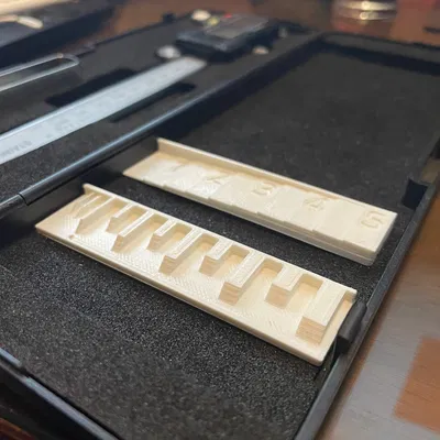 Thước đo thiết kế độ dày lớp và bề rộng tường 0.4 đế...