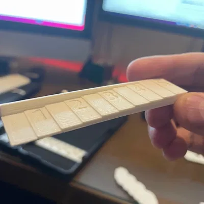 Thước đo thiết kế độ dày lớp và bề rộng tường 0.4 đế...