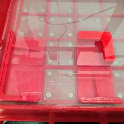 Hệ thống giữ vật liệu Gridfinity cho máy EDM