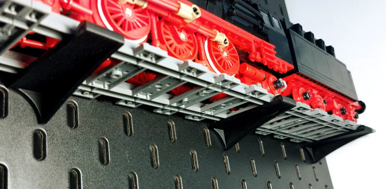 Giá đỡ đường ray tàu hỏa Lego trên Skadis - Image 2