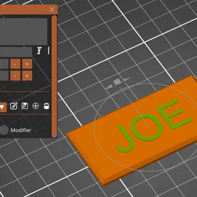 Thẻ tên tùy chỉnh cho máy in Prusa MK3