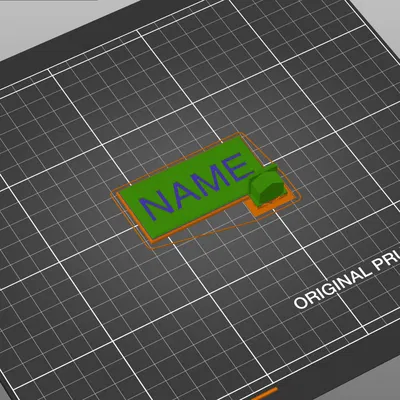 Thẻ tên tùy chỉnh cho máy in Prusa MK3