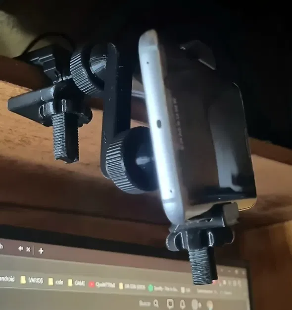 Giá đỡ điện thoại với kẹp cho kệ sách - Image 2