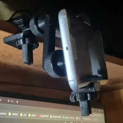 Giá đỡ điện thoại với kẹp cho kệ sách