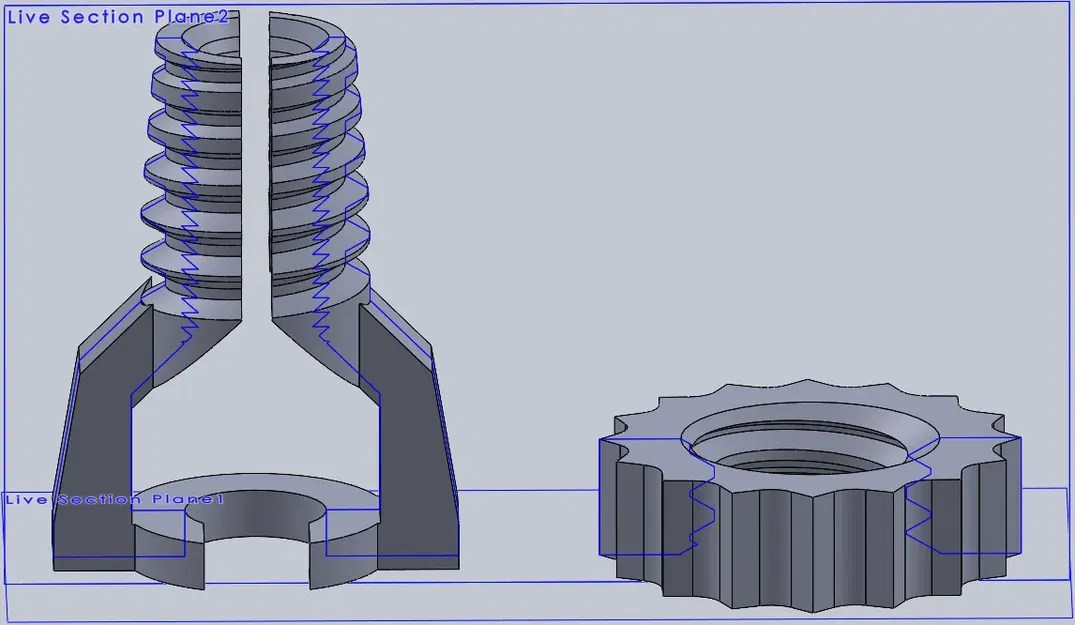 Kẹp coupler bowden cho máy in 3D Ender 3 với cơ chế khóa - Image 2