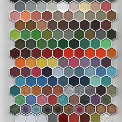 Bảng màu sơn ArmyPainter với ô thử nghiệm hình lục giác