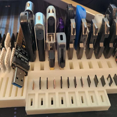 Giá đỡ USB và thẻ SD với tùy chọn USB C