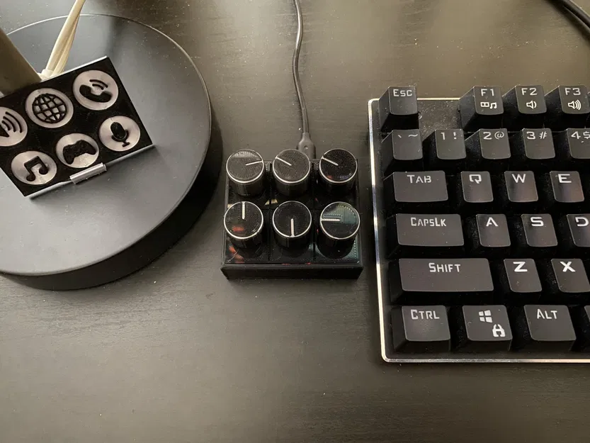 Vỏ mixer âm thanh Deej với núm điều chỉnh và bảng nhãn - Image 2