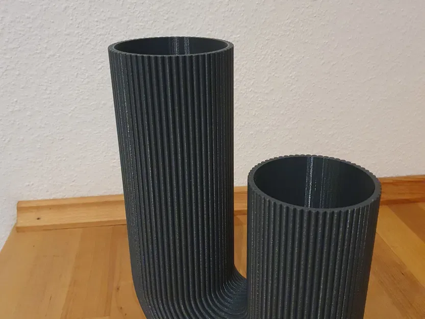 Bình hoa hiện đại cao 24cm in 3D với thiết kế tối giản - Image 4