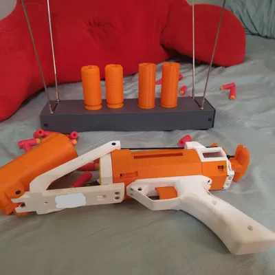 Súng ngắn nerf mạnh mẽ Boom Toob với sillyshells