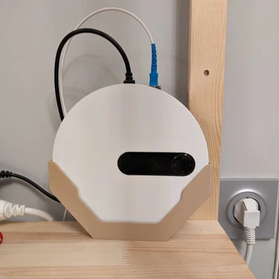 Giá đỡ wifi cho hộp Freebox Pop lắp đặt theo chiều dọc