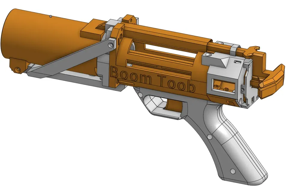 Súng ngắn nerf mạnh mẽ Boom Toob với sillyshells - Image 3