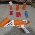 Súng ngắn nerf mạnh mẽ Boom Toob với sillyshells - Thumbnail 5