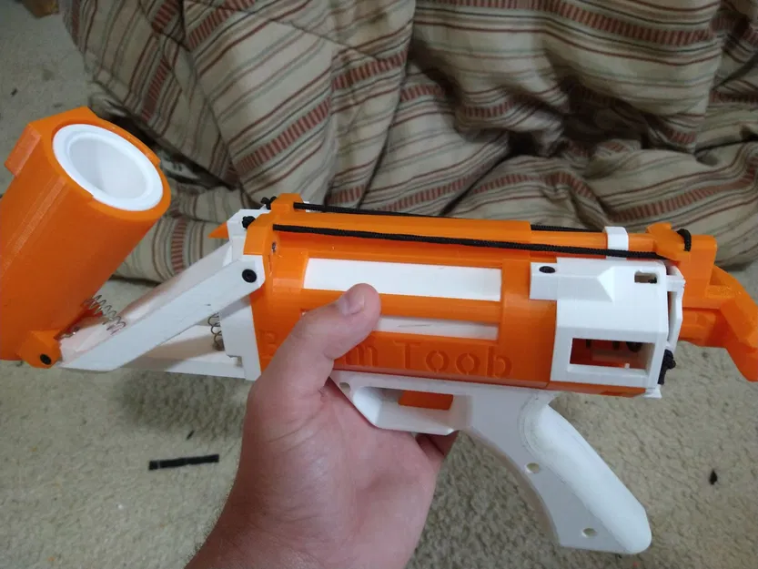 Súng ngắn nerf mạnh mẽ Boom Toob với sillyshells - Image 6