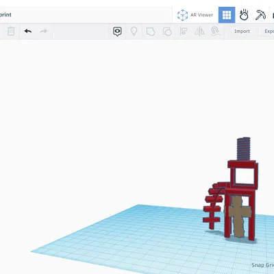 Mô hình in thử cho máy in 3D với thiết kế độc đáo