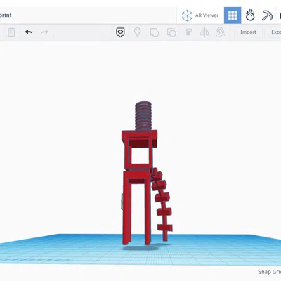 Mô hình in thử cho máy in 3D với thiết kế độc đáo